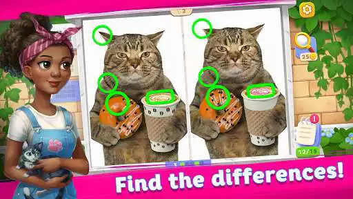 First Differences Design Find Differences: Design the Manor online game with UptoPlay