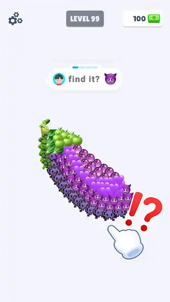 Play Find Emoji as an online game Find Emoji with UptoPlay