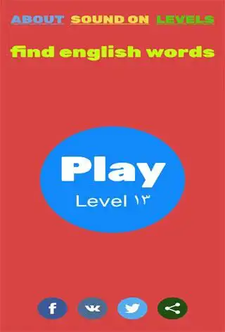 Play find english words as an online game find english words with UptoPlay