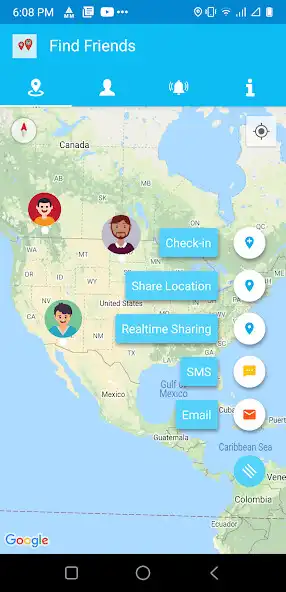 Play Find Friends - Share location with friends  and enjoy Find Friends - Share location with friends with UptoPlay