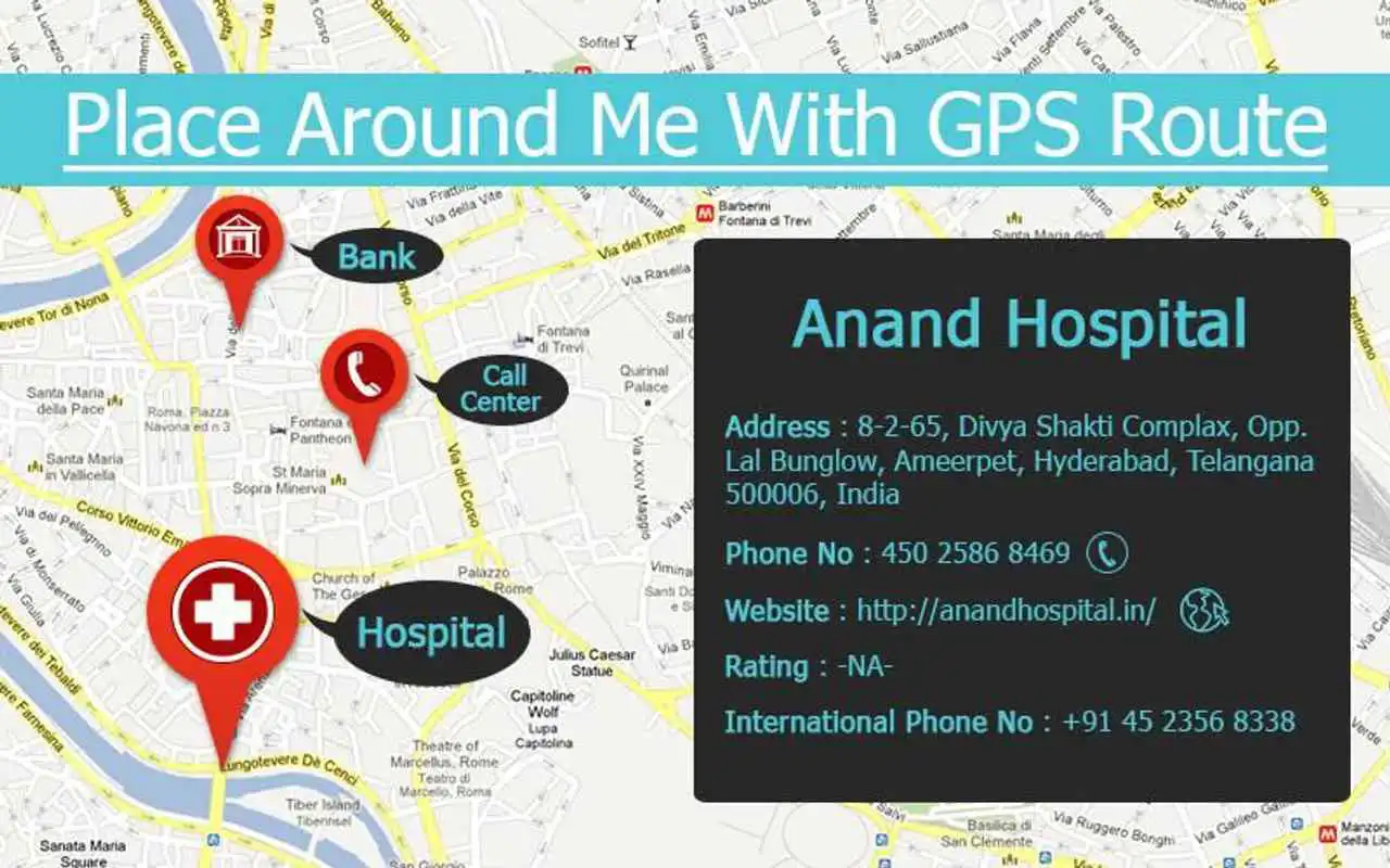 Play Find NearBy Place - Place Around Me With GPS Route