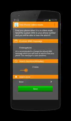 Play Find Phone -silent mode
