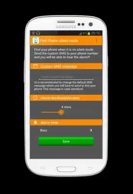 Play Find Phone -silent mode