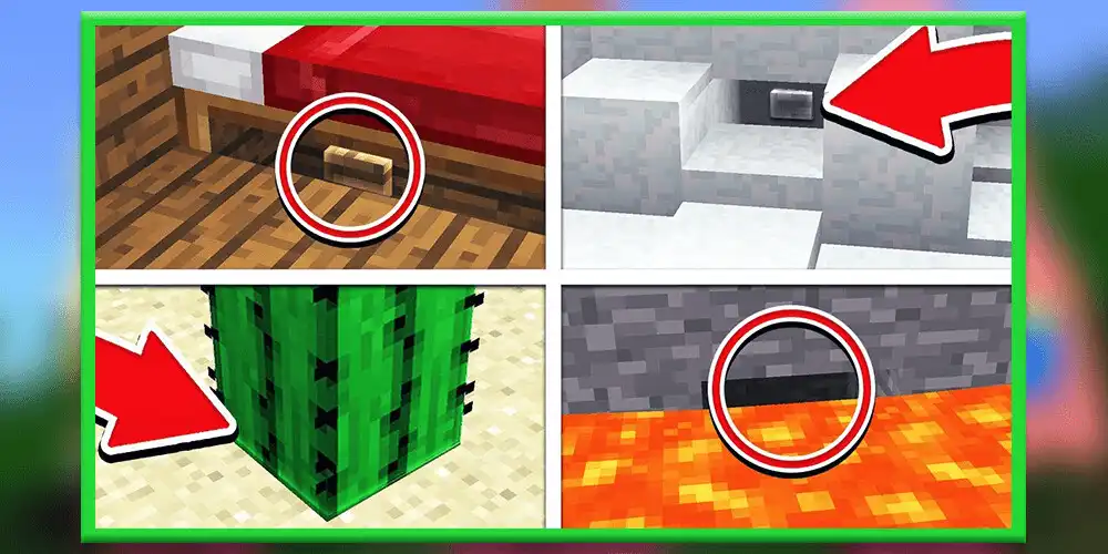 Play Find the button for mcpe  and enjoy Find the button for mcpe with UptoPlay