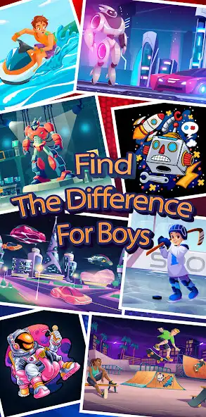 Play Find the Difference Boy Games  and enjoy Find the Difference Boy Games with UptoPlay