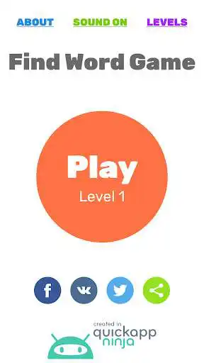 Play Find Words : Most addictive word search game  and enjoy Find Words : Most addictive word search game with UptoPlay