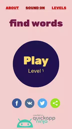 Play Find Words  and enjoy Find Words with UptoPlay