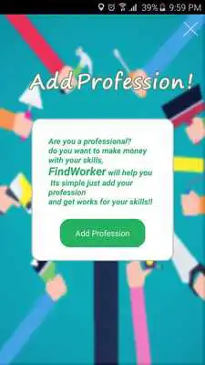 Play FindWorker -Hire nearby worker