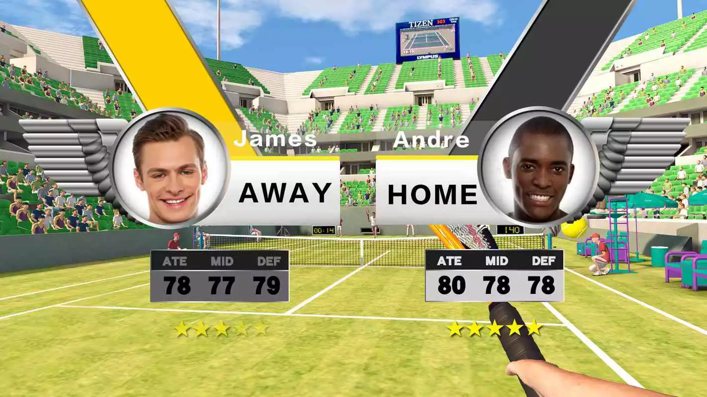 Play Finger Flicker- Tennis Game