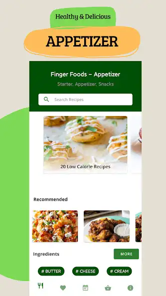 Play Finger Food Recipes- Appetizer  and enjoy Finger Food Recipes- Appetizer with UptoPlay