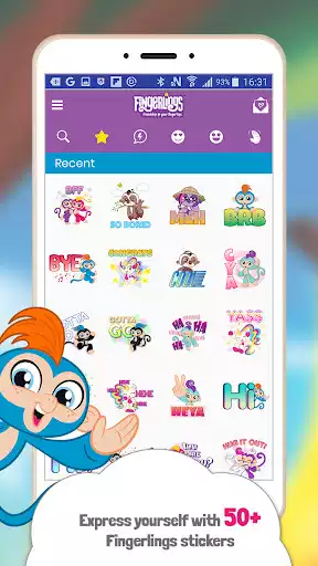 Play Fingerlings Emoji Stickers ( UK ) as an online game Fingerlings Emoji Stickers ( UK ) with UptoPlay