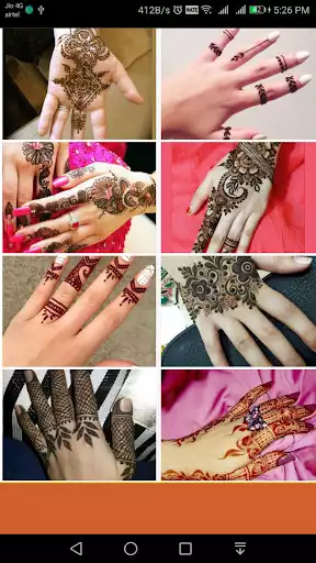 Play Finger Mehndi designs