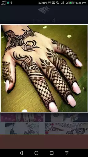 Play Finger Mehndi designs