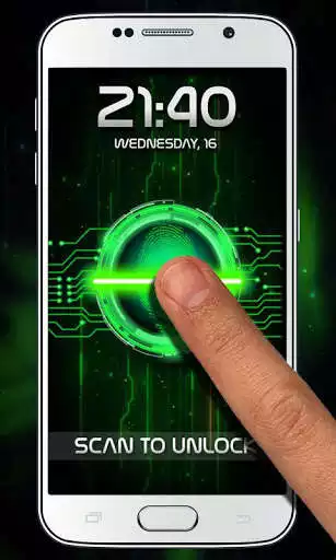 Play fingerprint lock Prank