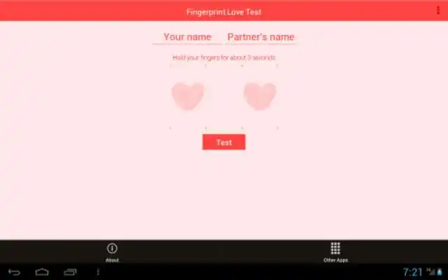 Play Fingerprint Love Test