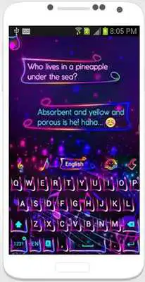 Play FingerprintSL Keyboard theme - Kika Emoji