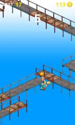 Play Finger Rush Worker-Scaffolding