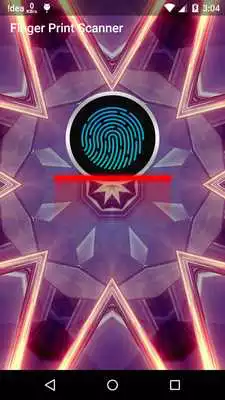 Play Finger Scan AppLock Theme Fake