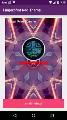 Play Finger Scan AppLock Theme Fake