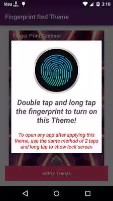 Play Finger Scan AppLock Theme Fake