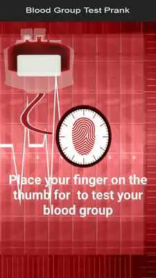 Play Finger Scan Blood Group Prank