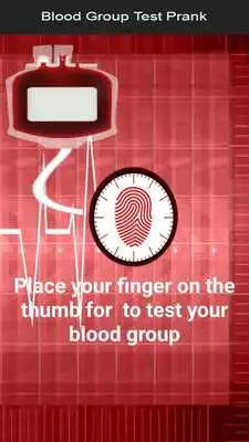 Play Finger Scan Blood Group Prank