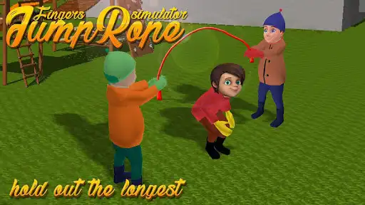 Play Fingers Jump Rope Simulator as an online game Fingers Jump Rope Simulator with UptoPlay