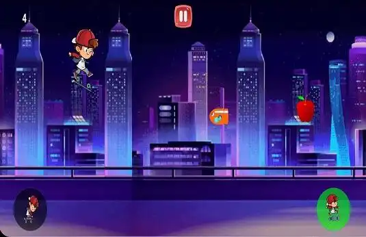 Play Finger Skater Game as an online game Finger Skater Game with UptoPlay