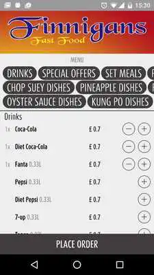 Play Finnigans Fast Food Bootle