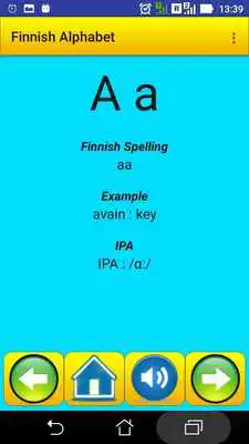 Play Finnish Alphabet for university students