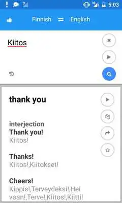 Play Finnish English Translate