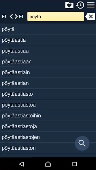 Play Finnish Explanatory Dict Free  and enjoy Finnish Explanatory Dict Free with UptoPlay