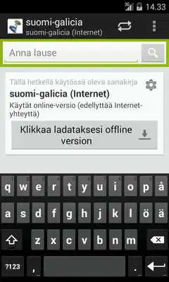 Play Finnish-Galician Dictionary