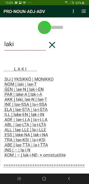 Play Finnish Pro-Noun Adverb Adjective  and enjoy Finnish Pro-Noun Adverb Adjective with UptoPlay