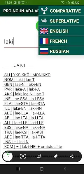 Play Finnish Pro-Noun Adverb Adjective as an online game Finnish Pro-Noun Adverb Adjective with UptoPlay