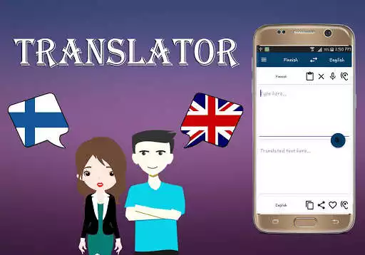 Play Finnish to  English Translator