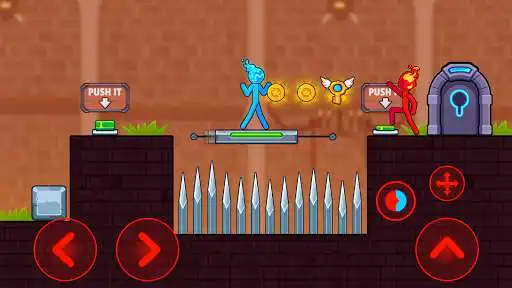 Play Fire And Water Stickman  and enjoy Fire And Water Stickman with UptoPlay