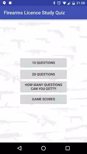 Play Firearms Licence Study Quiz