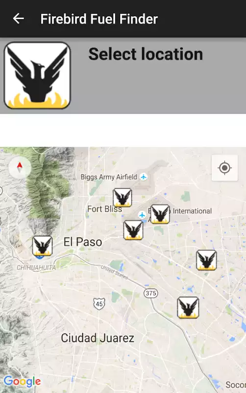Play Firebird Fuel Finder