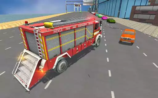Play Fire City Truck Rescue Driving Simulator  and enjoy Fire City Truck Rescue Driving Simulator with UptoPlay