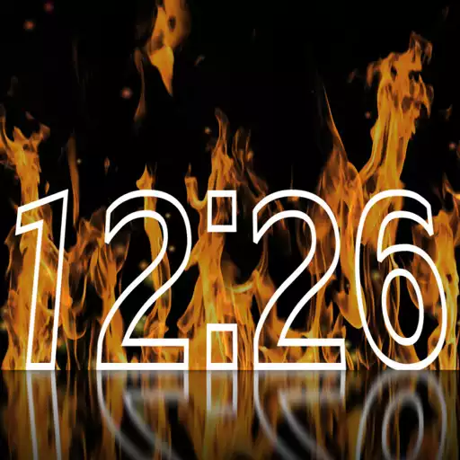 Play Fire Clock Live Wallpaper APK Play Fire Clock Live Wallpaper APK