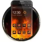 Free play online Fire CM Launcher Theme APK