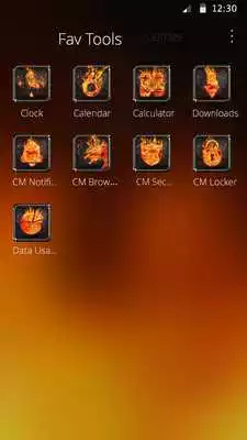 Play Fire CM Launcher Theme