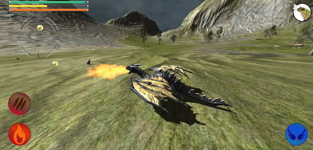 Play Fire dragon journey as an online game Fire dragon journey with UptoPlay