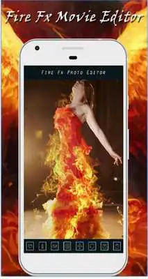 Play Fire Effect Movie Photo Editor