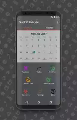 Play Fire  EMS shift Calendar