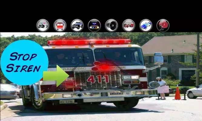 Play Fire Engine Lights and Sirens as an online game Fire Engine Lights and Sirens with UptoPlay