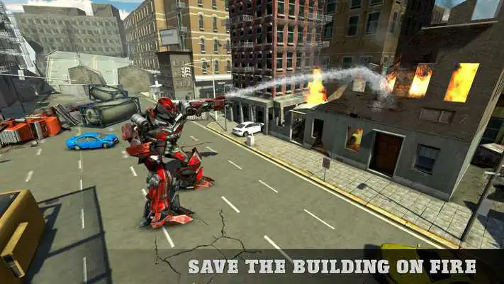 Play Fire Engine Real Robot Transformation: Robot Wars Play Fire Engine Real Robot Transformation: Robot Wars