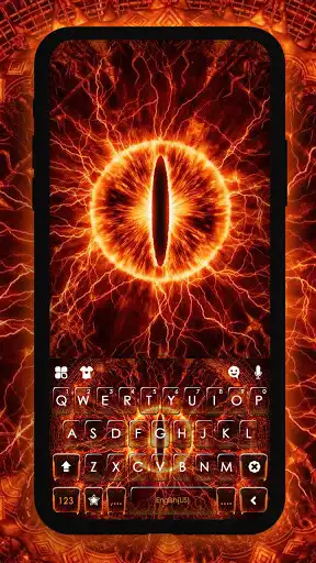 Play Fire Evil Eye Keyboard Background  and enjoy Fire Evil Eye Keyboard Background with UptoPlay