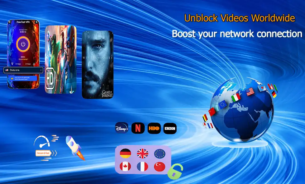 Play Fire Fast VPN-Speed Gaming VPN as an online game Fire Fast VPN-Speed Gaming VPN with UptoPlay